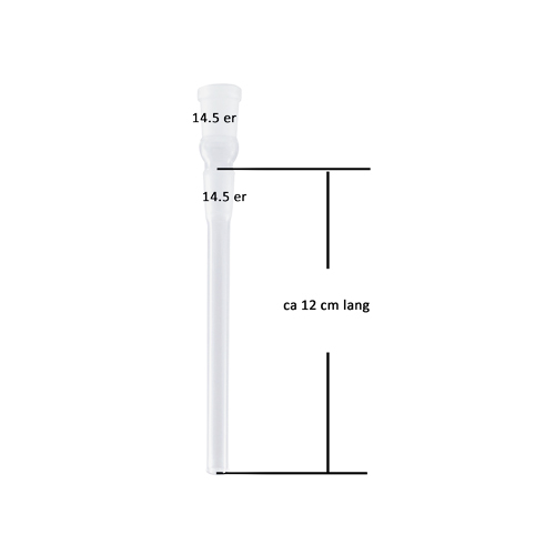 [E120] GLASS Coupling, 14.5 Mm, 12 cm