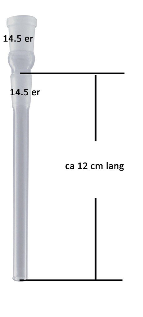 [E120] GLASS Coupling, 14.5 Mm, 12 cm