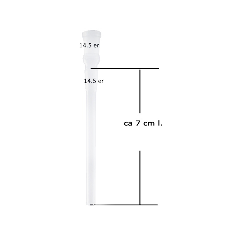 [E70] GLAS-Kupplung-14.5er-7cm(E1)