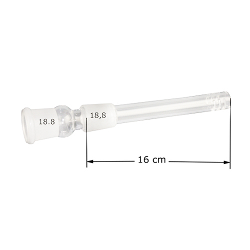 [X160DS] GLAS-Schlitz-Diffuser-Kupplung-18.8er-16cm