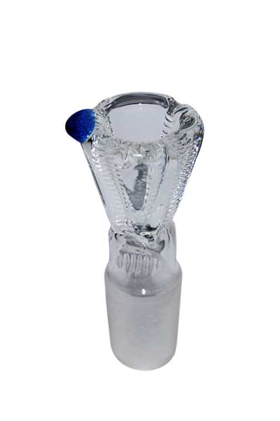 [EK18HT] GLASS Plug Head 18.8 mm Slip Head Heavy, Funnel