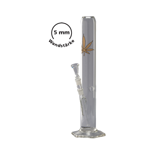 [GW99] GLASS BONG, 50 Cm, 65 mm Ø, 18.8 mm Plug-in System