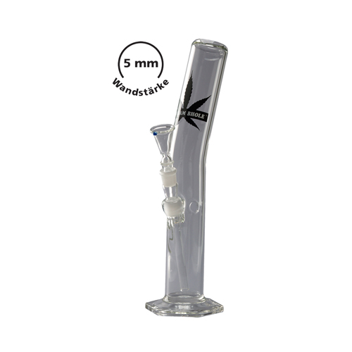 [GW465AX] GLASS Bong-18.8-40cm-5mm, Heavy Model, Curved