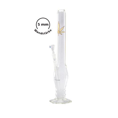 [GW475] GLASS BONG 18.8 Cm, 60 Cm, 5 mm Plug-in System