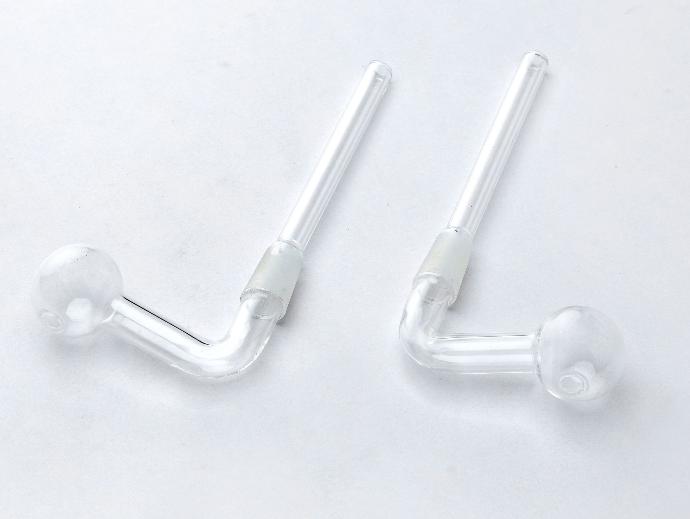 [SSC10106] Gebogener Glas Oil Burner. 1 Stück, 14.5er Schliff