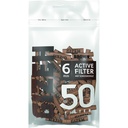 Gizeh ACTIV Filter Slim 1x50er, Brown, 6mmØ