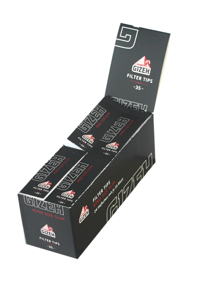 [ZI4TIP2] Gizeh Filter Tips, perforiert, 6 x 2cm, VE24 