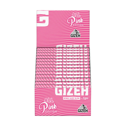 [ZI4XP] Gizeh King Size Slim PINK, VE50