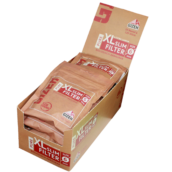 [ZI4PF] Gizeh Pure Xl-slim Filter 6mm-ve10