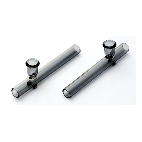 [SSC10202TBK] Glass Kawumm, TEAL Black Shotgun Pipe, 12mm Ø, 10cm