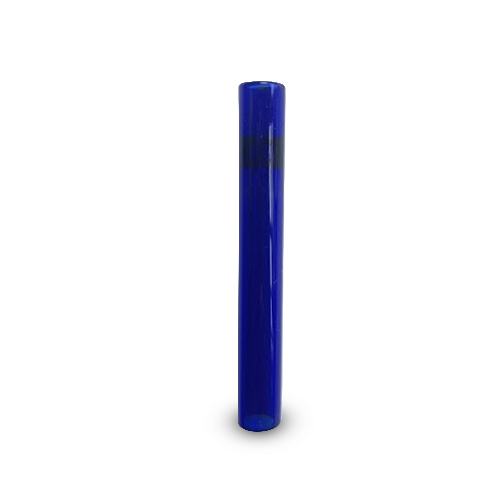 [SSC10141BL] Glass One-hitter, BLUE, Pack Of 10, 9 Cm, Cigarette Pipe
