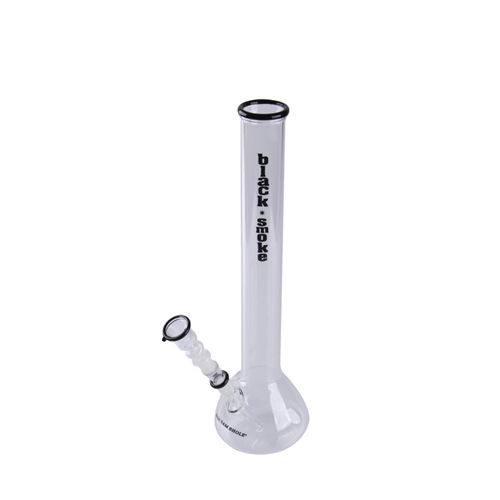 [GW53LBS] Glass Bong Black Smoke, 38 Cm, 42 mm Ø, 14.5 mm Ground Joint