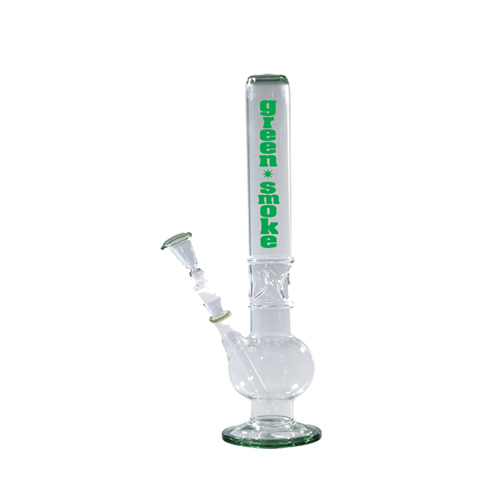 [GW38FBG] Green Smoke Glass Bongs, 44 Cm, Ice, 50 mm Diameter, 18.8 mm