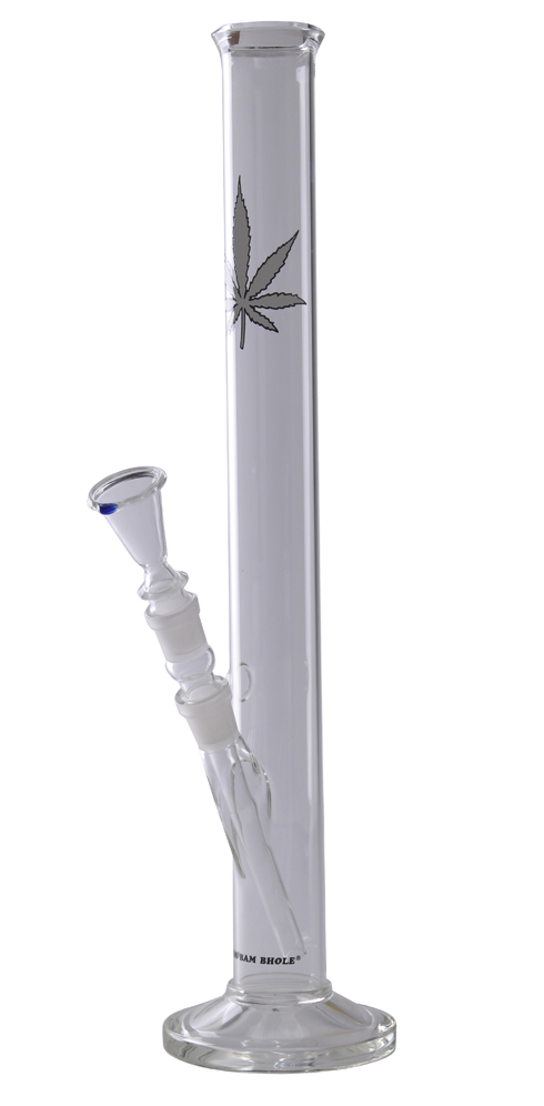 [GW44L] Glasbong Zylinder, 46cm hoch, 18.8er, 42mmØ