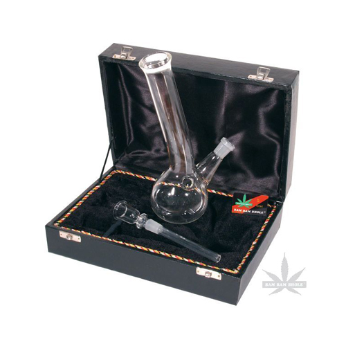 [GH1L] Glass Bong In Case - GW1L - 23 cm - 14.5 mm