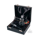 Glass Bong In Case - GW33 - 16 cm - 14.5 mm