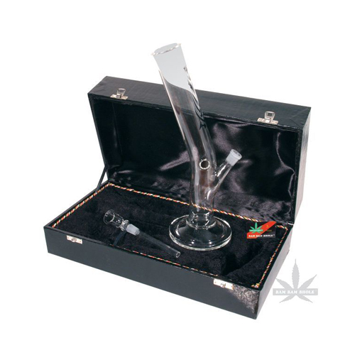 [GH46LR] Glass Bong In Case - Gw46lr-36cm-14.5