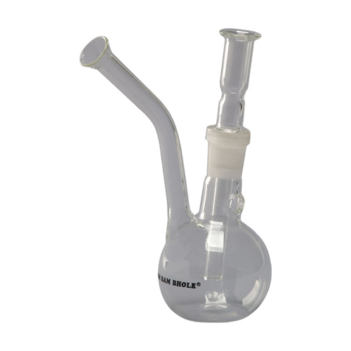 [GW29] Glass Bong, Ball Base, 17 Cm, 14.5 mm Ground Joint