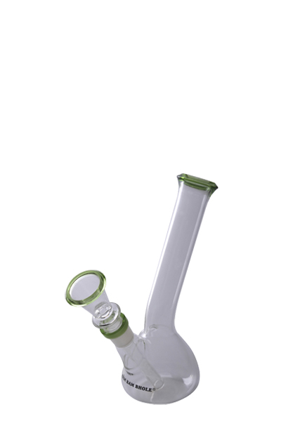 [GW1KBG] Glasbong-14.5er-16cm-Grüne Ränder