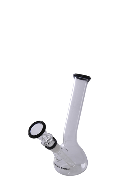 [GW1KBS] Glass Bong, 14.5 Cm, 16 Cm, Black