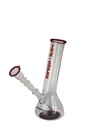 Glass Bong, 14.5 Cm, 24 Cm, Red Smoke