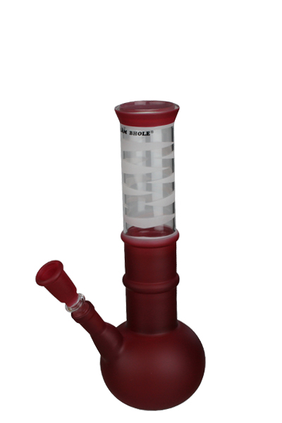 [GW3CR__SSC10192RE] Glass Bong, 14.5 Cm, 24 Cm, Red, 42 mm Diameter