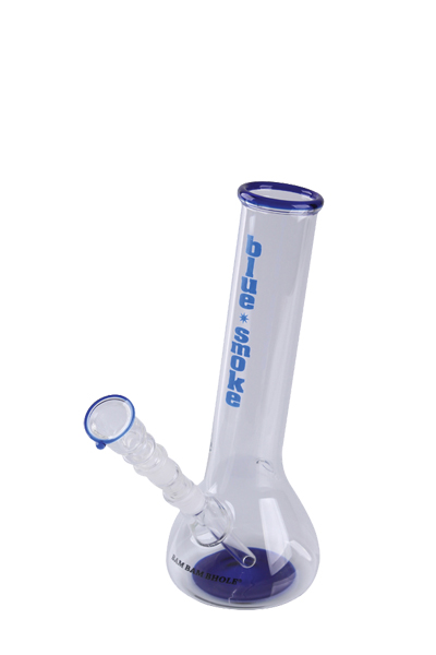 [GW1XLB] Glass Bong, 14.5 Cm, 24 Cm, Blue Smoke