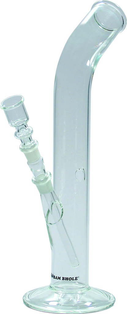 [GW52K] Glass Bong - 14.5 cm - 33 cm - Curved (GB52K)