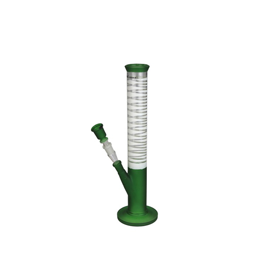[GW44MCLG__SSC10191LGR] Glass Bong - 14.5 cm - 35 cm - Light Green