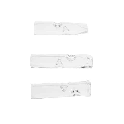 [GM1] Set Of 3 Glass Mouthpieces, 30-35 mm Long