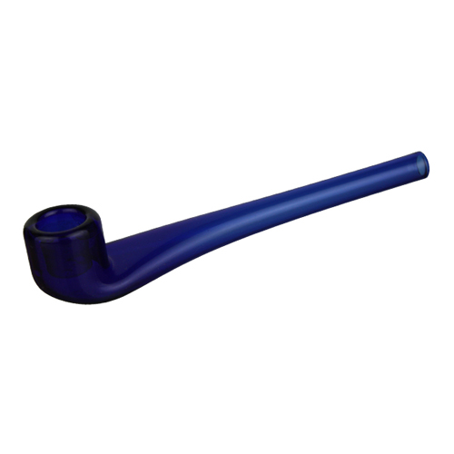 [GP14B] Glaspfeife-Blau-12cm