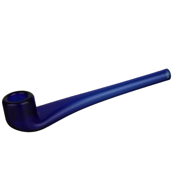 [GP14B] Glass Pipe Blue, 12 cm