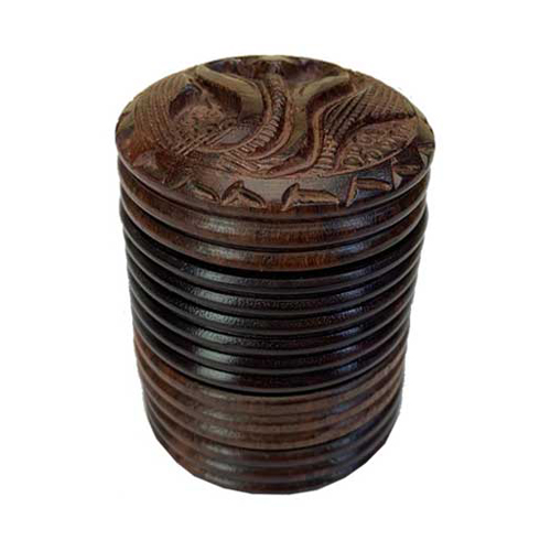 [WN101] Holzgrinder 50mm Ø, 4-teilig, Magnet, Kobra-Motiv