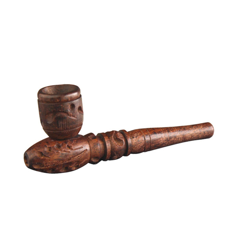 [MS11] Wooden Pipe With Screw-on Bowl, 10 cm Long