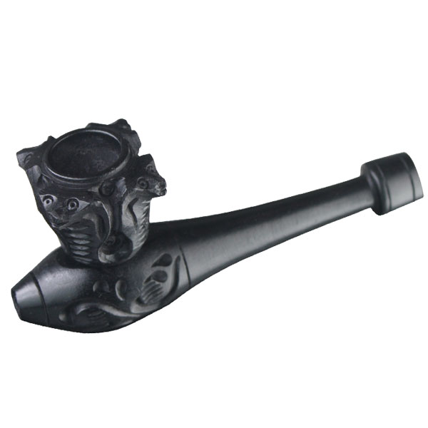 [WP17] Wooden Pipe - Dark - 10 cm