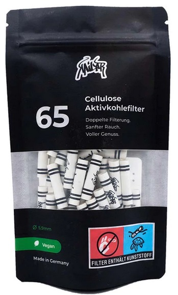 [ZU5W65] Kailar Cellulose+Akt.filter 65er, weiß, 5.9mmŘ