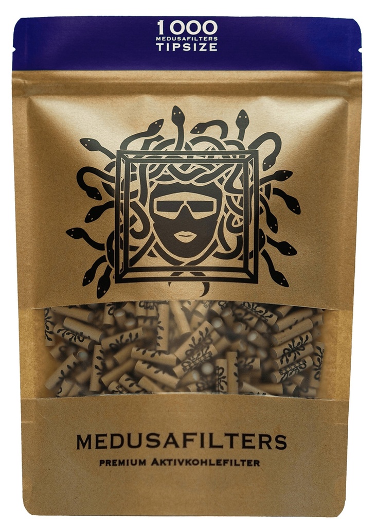 [ZUMTAU] MEDUSA Activated Carbon Filter 1 X 1000, 6mmø ORGANIC