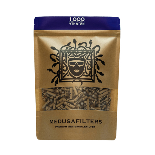 [ZUMTAU] MEDUSA Aktivkohlefilter 1 x 1000er, 6mmØ ORGANIC