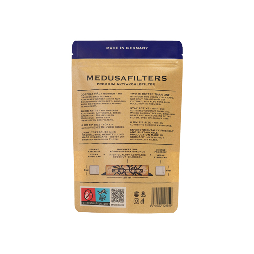 [ZUM250] MEDUSA Activated Carbon Filter 1x 250, 6mmø ORGANIC