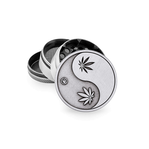 [WNC54YY] Metal Grinder, Yin Yang, 50mmø, 4-piece, Sieve