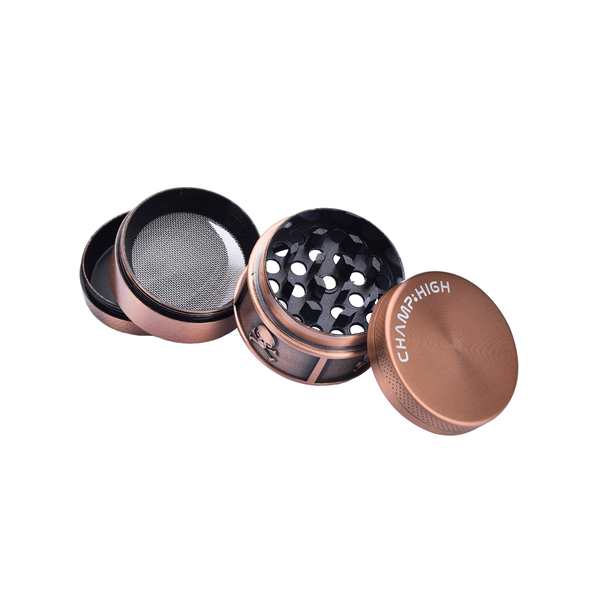 [WN44SLL] Metall-Grinder, 40mmØ, 4-teilig, SKULL