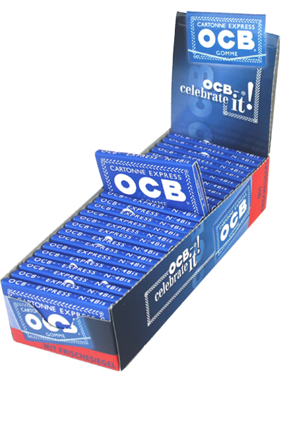[ZI3A] OCB Paper, Short, Blue, Pack Of 25, 6.9 cm X 3.6 cm