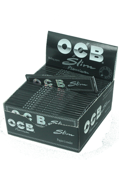 [ZI3P] OCB Premium KS Slim, Black, 32 Sheets, VE50