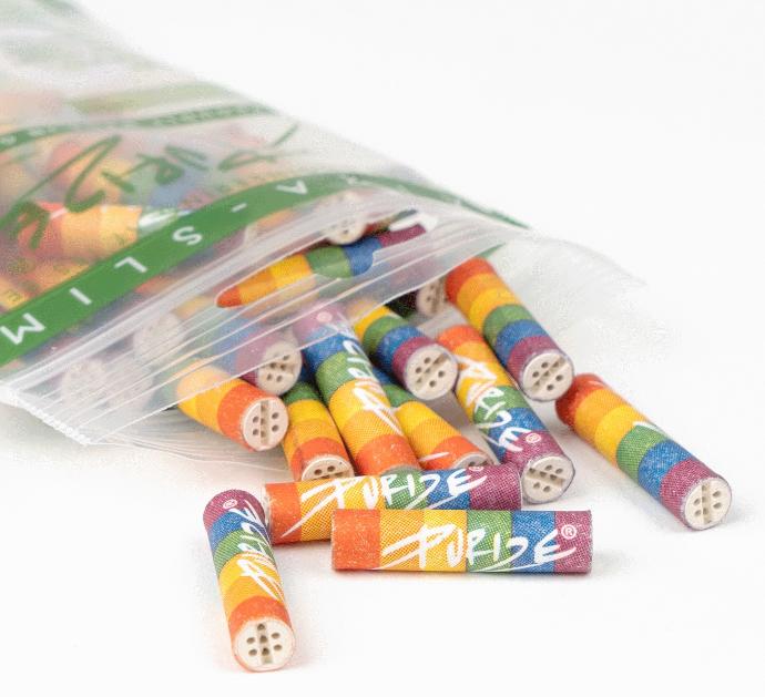 [ZU9SX50RAIN] PURIZE Aktivkohlefilter Rainbow 1x50, 5.9mmØ XTRA