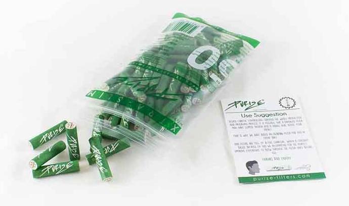 [ZU9SX50G] PURIZE Aktivkohlefilter grün 1x50er, 5.9mmŘ, XTRA