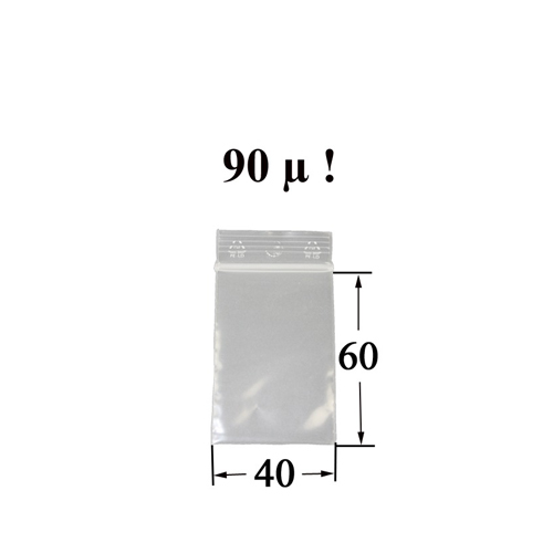 [TT1K90] Poly Bag 4 X 6 cm Thick-90my VE100