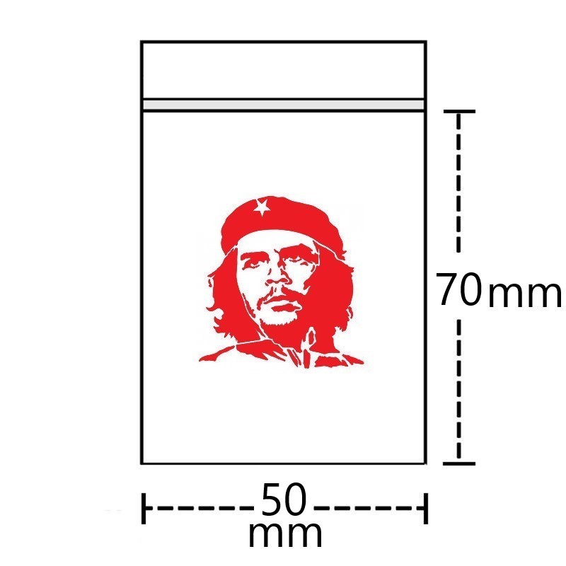 [TTMCHE] Poly Bag 5 X 7 Cm, CHE Motif, Red, Pack Of 100