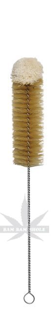 [KR3] Cleaning Brush, 350 X 130 X 40 mm Diameter, Wool Head With Eyelet