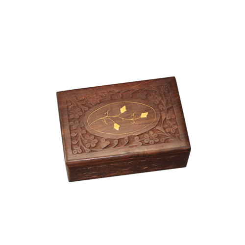 [WN109] Saranpur box, wood, W/H/D: 18/6/12.5cm