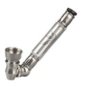 Screw pipe, angled, 9.5 cm long